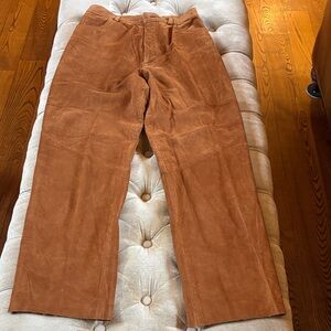 PASTILLE rust suede jeans